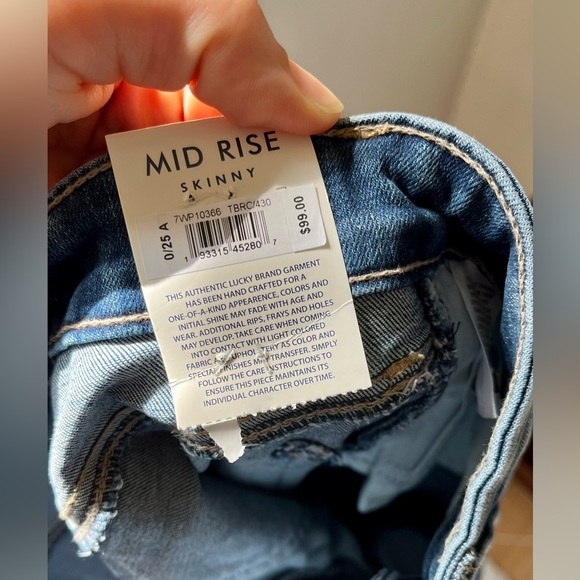 🎉HP!!🎉 Lucky Brand | Mid Rise Skinny Ava - Picture 6 of 7